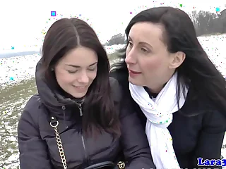 Matured brit pusslicking lesbian